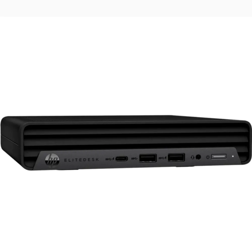 HP EliteDesk 800 G6 Desktop Mini PC with 2 Monitors